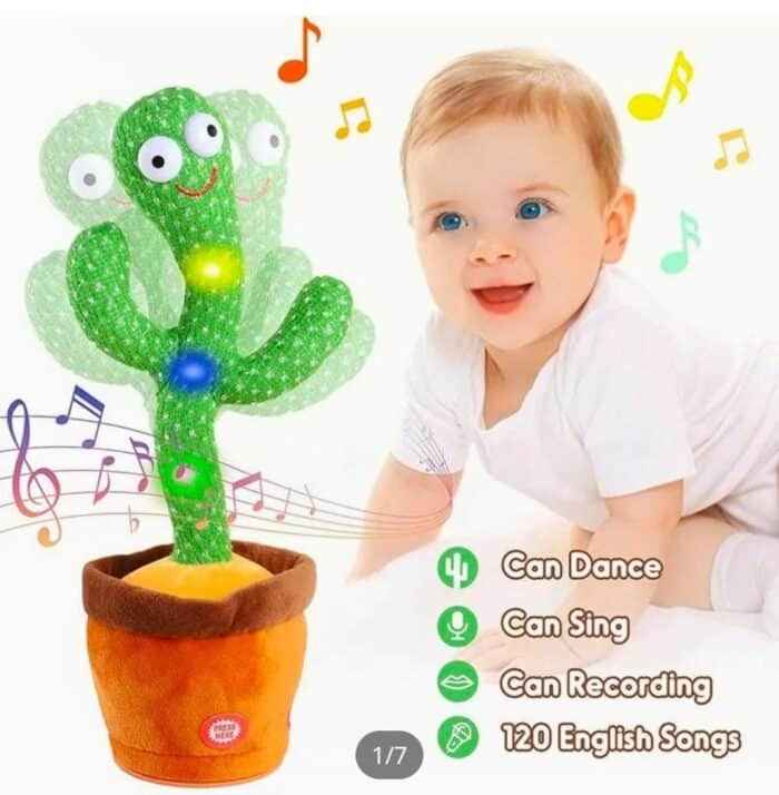 Rechargeable Dancing Cactus Toy – Fun, Interactive & Musical!