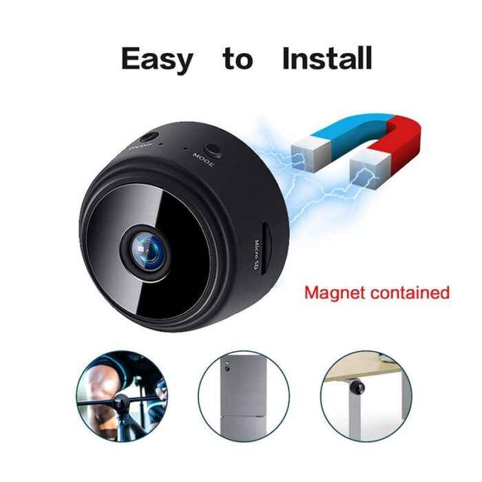 WiFi Mini Camera HD 1080p – Wireless Security & Surveillance! 📷🔍