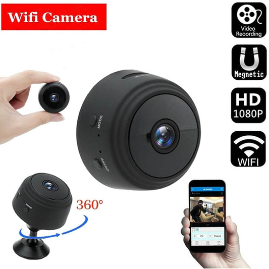 WiFi Mini Camera HD 1080p – Wireless Security & Surveillance! 📷🔍 - Echzee