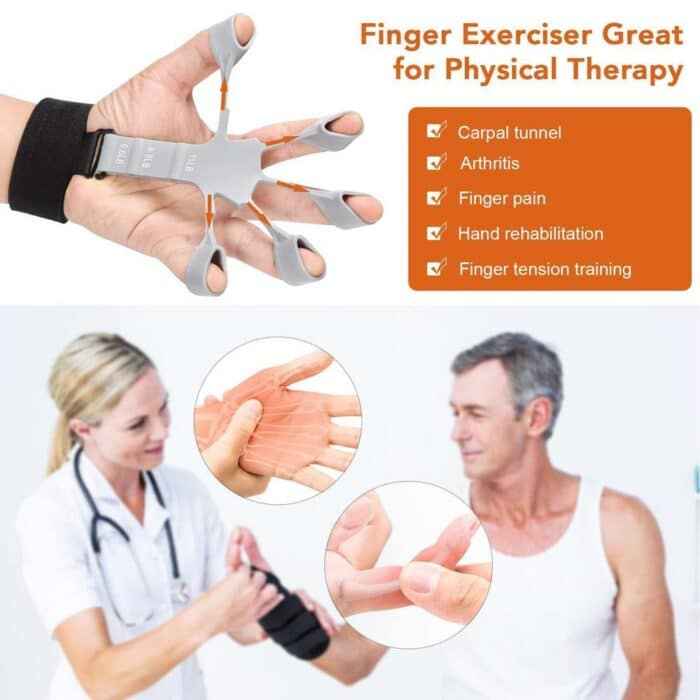 Silicone Gripster Hand Grip Trainer – Strengthen Your Grip & Boost Hand Power! 💪🤲